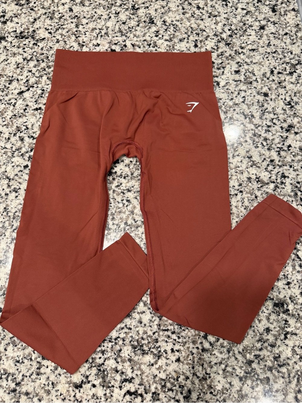 Gymshark Women's High-Waist Leggings in Burnt Orange